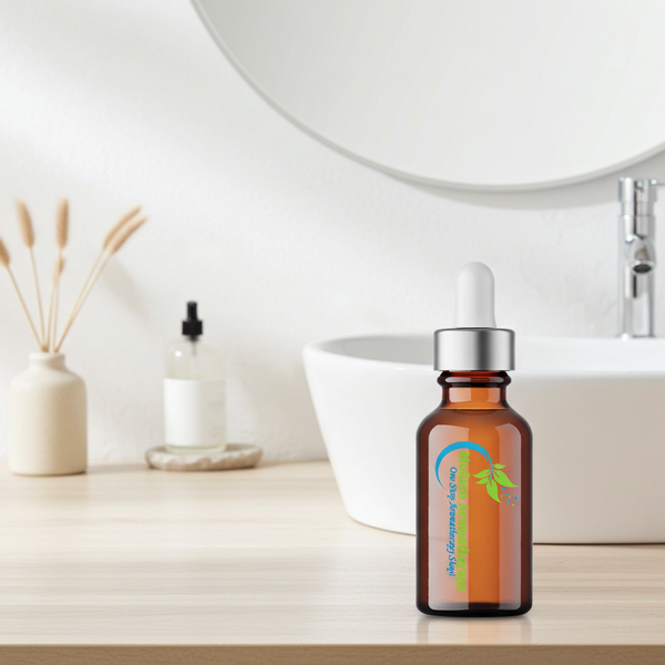 Natural Aloe Vera Carrier Oil bottle for skincare, massage, and daily moisturizing use.