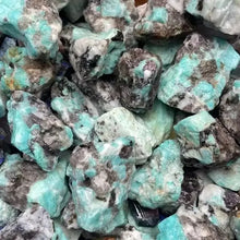 Natural Amazonite Rough Stones for meditation, crafts, and crystal healing.