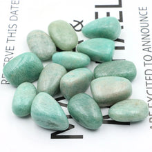 Natural Amazonite Tumbled Stone for meditation, crafts, and crystal healing.