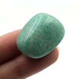 Natural Amazonite Tumbled Stone for meditation, crafts, and crystal healing.