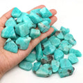 Natural Amazonite Tumbled Stones for meditation, crafts, and crystal healing.