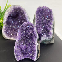 Natural Amethyst Geode Crystal Cluster for meditation, home décor, and crystal collecting.