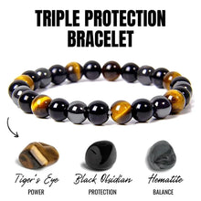 Natural Black Obsidian Magnetic Bead Bracelet gemstone bead bracelet for everyday wear, energy balancing, and spiritual grounding.