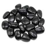 Natural Black Tourmaline Tumbled Stone for meditation, crafts, and crystal healing.