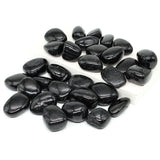 Natural Black Tourmaline Tumbled Stone for meditation, crafts, and crystal healing.