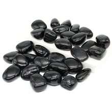 Natural Black Tourmaline Tumbled Stone for meditation, crafts, and crystal healing.