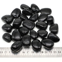 Natural Black Tourmaline Tumbled Stone for meditation, crafts, and crystal healing.