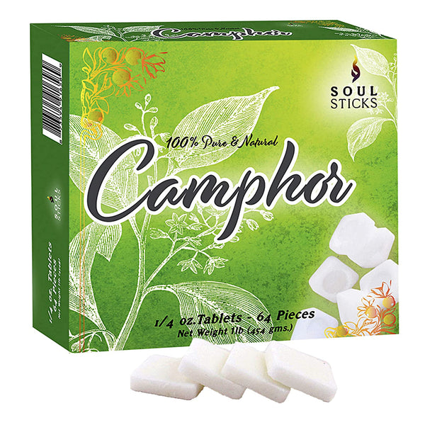 Natural Camphor Tablets tablet pack for prayer, ritual cleansing, and spiritual use.