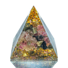 Natural Crystal Chakra Healing Pyramid for meditation, energy healing, and home décor.