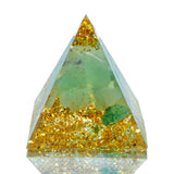 Natural Crystal Chakra Healing Pyramid for meditation, energy healing, and home décor.