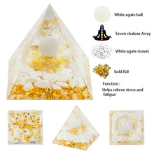 Natural Crystal Energy Generator Pyramid for meditation, energy healing, and home décor.