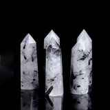 Natural Crystal Generator Wand crystal point for healing sessions, energy focus, and decorative placement.