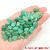 Natural Crystal Healing Gravel Chips for meditation, crafts, and crystal healing.