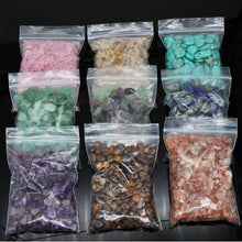 Natural Crystal Healing Gravel Chips for meditation, crafts, and crystal healing.