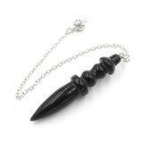Natural Crystal Pendulum Pendant for dowsing, divination, and energy work.