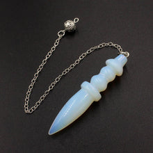 Natural Crystal Pendulum Pendant for dowsing, divination, and energy work.
