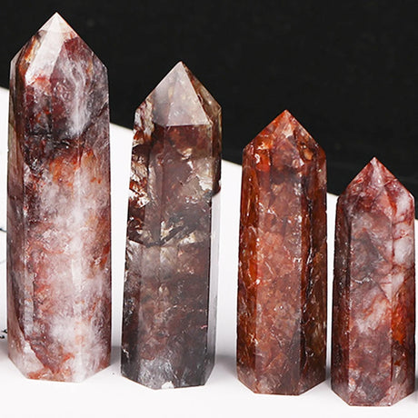 Natural Crystal Point Wand crystal wand for energy healing, meditation practice, and chakra balancing use.