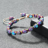 Natural Emperor Stone chakra jewelry bracelet for balancing energy, mindful wear, and spiritual practice.