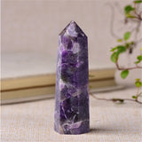 Natural Energy Crystal Wand pointed crystal for healing rituals, meditation focus, and elegant decor use.