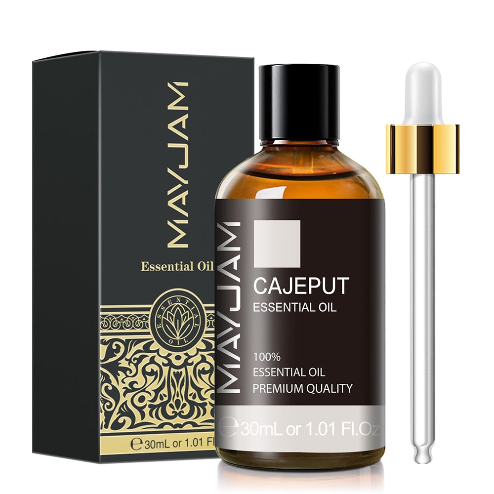 Natural Essential Oils 10 scents aroma pack in 30ml bottles for home fragrance, aromatherapy, and spa-style use.