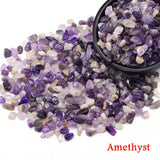 Natural Fluorite Quartz Crystal Chips for meditation, crafts, and crystal healing.