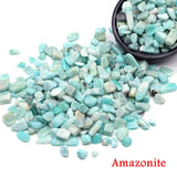 Natural Fluorite Quartz Crystal Chips for meditation, crafts, and crystal healing.
