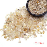 Natural Fluorite Quartz Crystal Chips for meditation, crafts, and crystal healing.