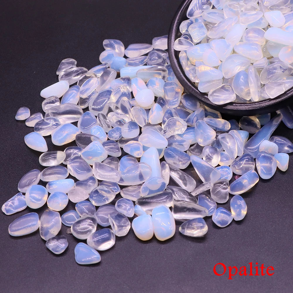 Natural Fluorite Quartz Crystal Chips for meditation, crafts, and crystal healing.