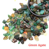 Natural Fluorite Quartz Crystal Chips for meditation, crafts, and crystal healing.