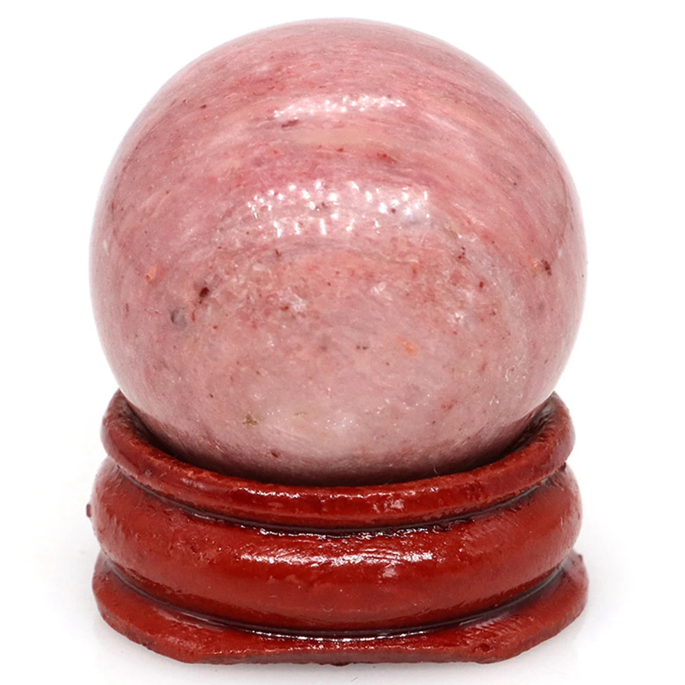 Natural gemstone 7 Chakra ball crystal sphere for meditation, spiritual balancing, and wellness rituals.
