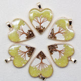 Natural gemstone Tree of Life jewelry charms for pendant crafting, bracelet making, and holistic accessory wear.