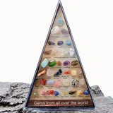 Natural Healing Crystals Box for meditation, gifting, and starting a crystal collection.