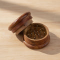Natural Herb Grinder compact hardwood grinder for herb preparation and everyday use.