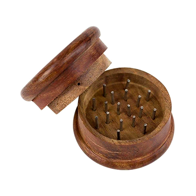 Natural Herb Grinder compact hardwood grinder for herb preparation and everyday use.