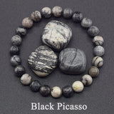 Natural Lapis Lazuli crystal bracelet for daily wear, unisex accessorizing, and gemstone jewelry use.
