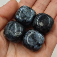 Natural Larvikite Tumbled Crystal Stones for meditation, crafts, and crystal healing.
