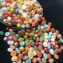 Natural Mixed Agate Tumbled Stones for meditation, crafts, and crystal healing.