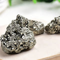 Natural Pyrite Raw Decorative Stone for meditation, home décor, and crystal collecting.