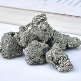 Natural Pyrite Raw Decorative Stone for meditation, home décor, and crystal collecting.