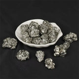 Natural Pyrite Tumbled Healing Crystals for meditation, crafts, and crystal healing.