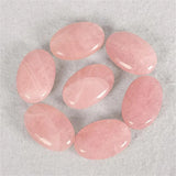 Natural Rose Quartz Crystal Palm Stone for meditation, crafts, and crystal healing.