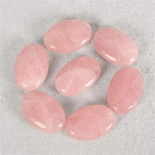 Natural Rose Quartz Crystal Palm Stone for meditation, crafts, and crystal healing.