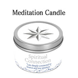 Healing Meditation natural soy wax candle for wellness rituals, meditation practice, and soothing home ambiance.