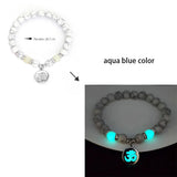 Luminous Natural Stone Lotus Bracelet beaded bracelet for daily accessorizing, yoga wear, and spiritual-inspired fashion.