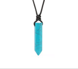 Natural Stone Hexagonal Pendant for meditation, gifting, and crystal jewelry.