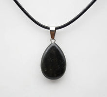 Natural stone teardrop charm pendant for boho styling, casual wear, and crystal-inspired accessorizing.