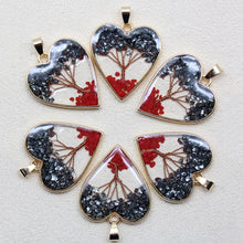 Natural stone Tree of Life necklace pendants 6 pieces for jewelry making, layering accessories, and meaningful gift use.