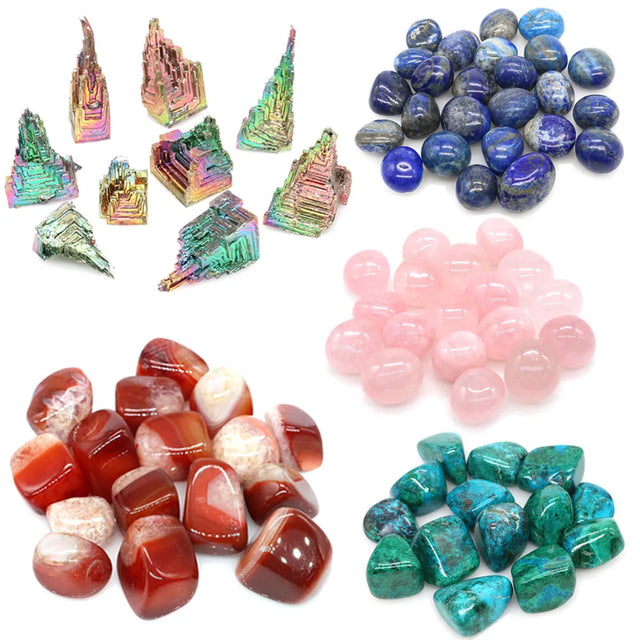 Natural Tumbled Healing Crystals for meditation, crafts, and crystal healing.