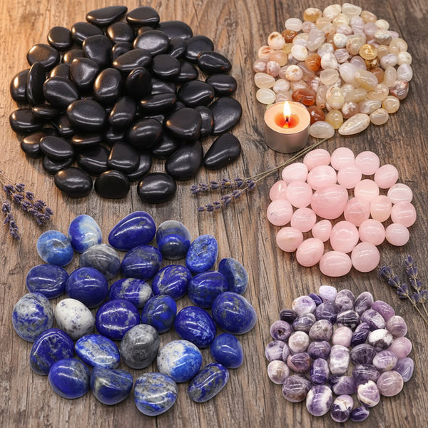 Natural Tumbled Healing Crystals for meditation, crafts, and crystal healing.