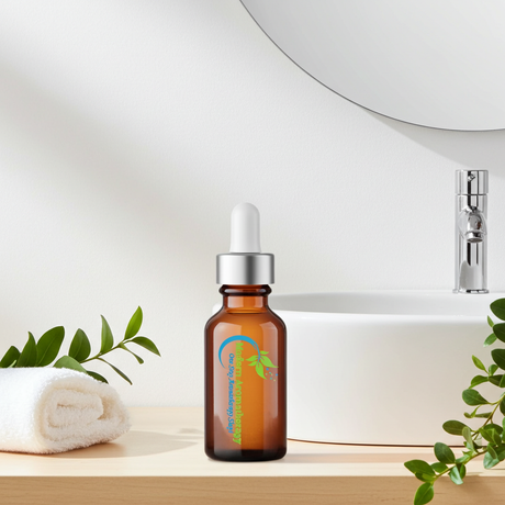 Neem carrier oil bottle for skin care, hair care, and natural beauty use.